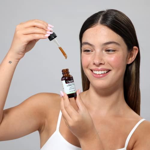 Cliganic Cliganic 100% Pure Vitamin E Oil for Skin, Hair & Face - 60,000 IU, Non-GMO Verified | Natural D-Alpha Tocopherol