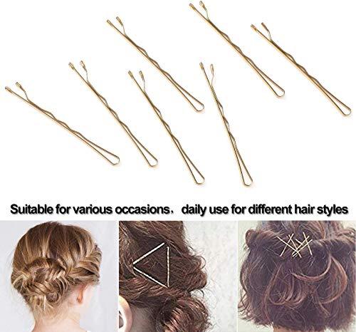 AnHua AnHua 100 Pcs Hair Clips Metal Hair Pins for Thick Hair, 5cm Long Hair Clips for Hair Styling Decoration