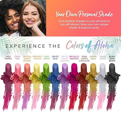 Magic Kiss Magic Kiss Pack of 12 Color Changing Aloe Vera Lipstick set, MADE IN USA (Gold)