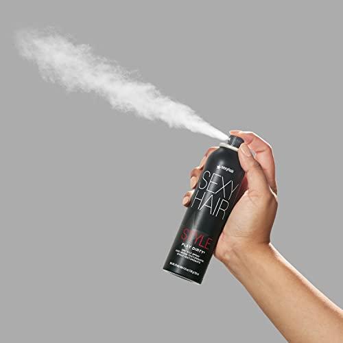 SexyHair SexyHair Style Play Dirty Dry Wax Spray, 4.8 Oz | Body and Dimension | Helps Achieve Second-Day Look | All Hair Types