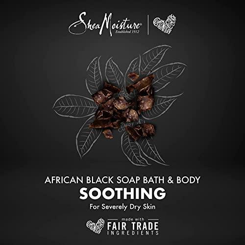 SheaMoisture Shea Moisture African Black Soap With Shea Butter 8 oz (Pack of 11)