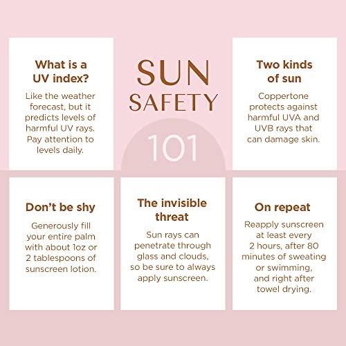 Coppertone Coppertone Glow with Shimmer Sunscreen Lotion SPF 50, Water Resistant Sunscreen, Broad Spectrum SPF 50 Sunscreen, 5 Fl Oz Bottle (Pack of 2)