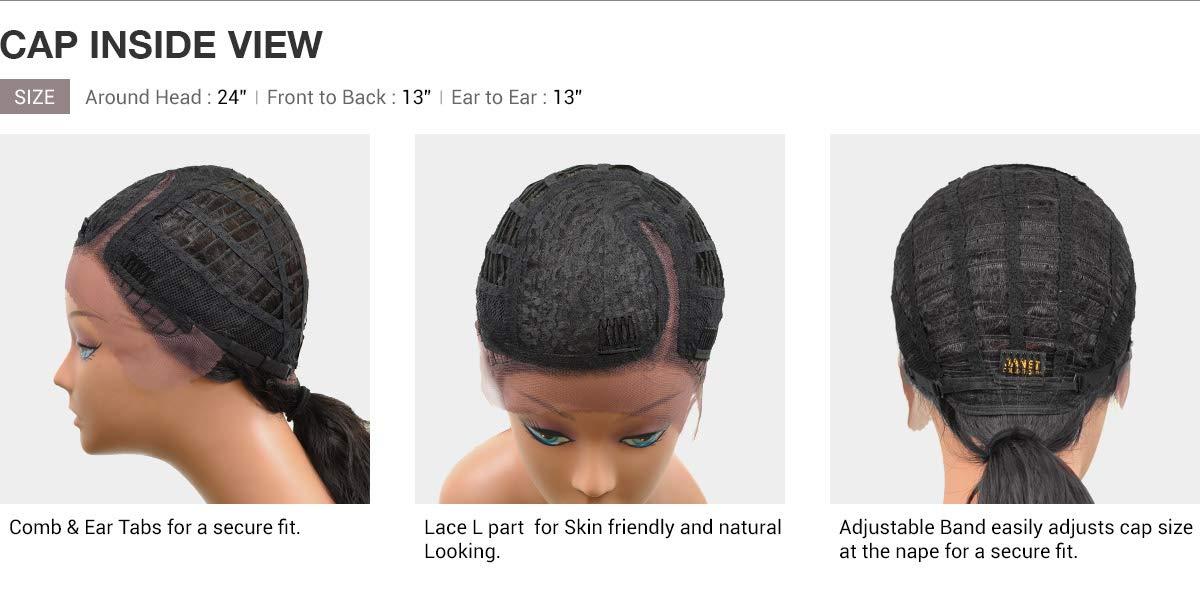 Janet Collection Janet Collection Synthetic Natural Me Deep Part YANA Lace Wig (1)