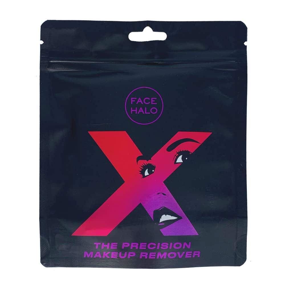 FACE HALO Face Halo X | Eye Makeup Remover Wipes Remove Makeup with Just Water, Reusable Microfiber Makeup Touch-Up Mini Towel Erases Makeup in Hard To Reach and Sensitive Areas (2-Pack)