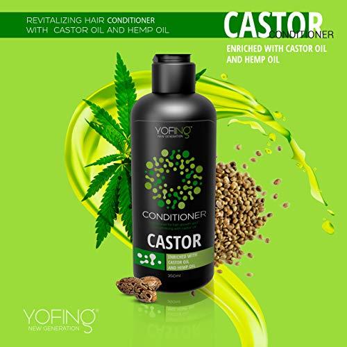 YOFING NEW GENERATION Castor Oil Shampoo and Conditioner with Biotin For Hair Growth Sulfate Free Paraben Free