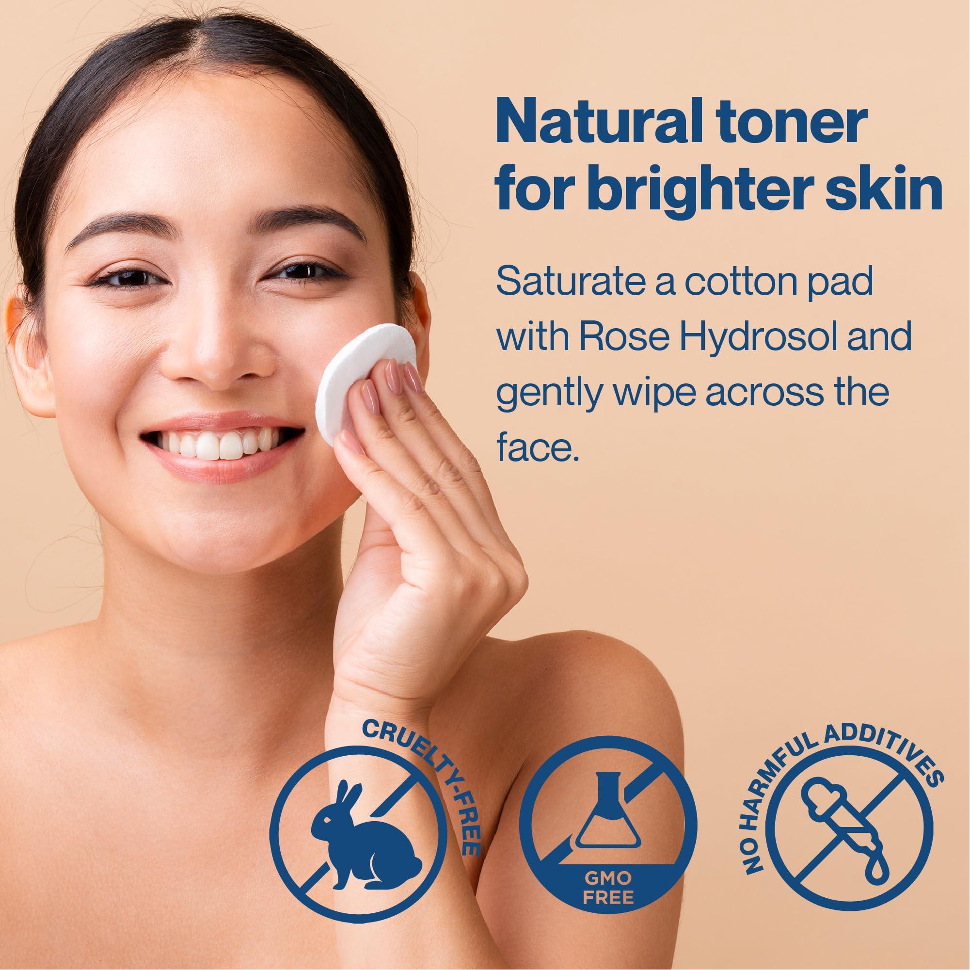 uh*Roh*Muh uh*Roh*Muh Pure Rose Hydrosol - 100% Natural & Pure Rose Water Hydrosol for Face & Body | Distilled Bulk Rosewater for Hair, Face and Skin - Sourced from Turkey - 16oz