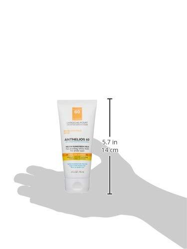 La Roche-Posay La Roche-Posay Anthelios Melt-In Milk Sunscreen SPF 60, Sunscreen For Body & Face, Broad Spectrum SPF + Antioxidants, Oil Free, Lightweight & Fast Absorbing, Oxybenzone Free
