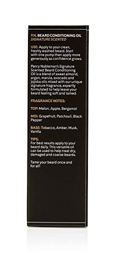 Percy Nobleman Percy Nobleman Beard Oil 99% Naturally Derived Signature Scented Blend. Beard Conditioning Oil With a Special Mixture of Quality Ingredients that Softens and Conditions your Facial Hair - 1 Fl Oz