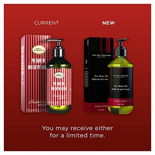 The Art of Shaving The Art of Shaving Pre Shave Beard Oil - Shaving Oil for Men, Protects Against Irritation and Razor Burn, Clinically Tested for Sensitive Skin, Sandalwood, 8.1 Fl Oz