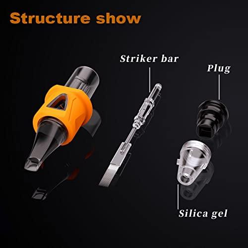 BIGWASP BIGWASP Energy Tattoo Cartridge Needles 50pcs Assorted Finger Ledge Tattoo Needle Round Magnum 0.35mm Mixed #12 Standard RM (7RM 9RM 11RM 13RM 15RM) for Tattoo Machine