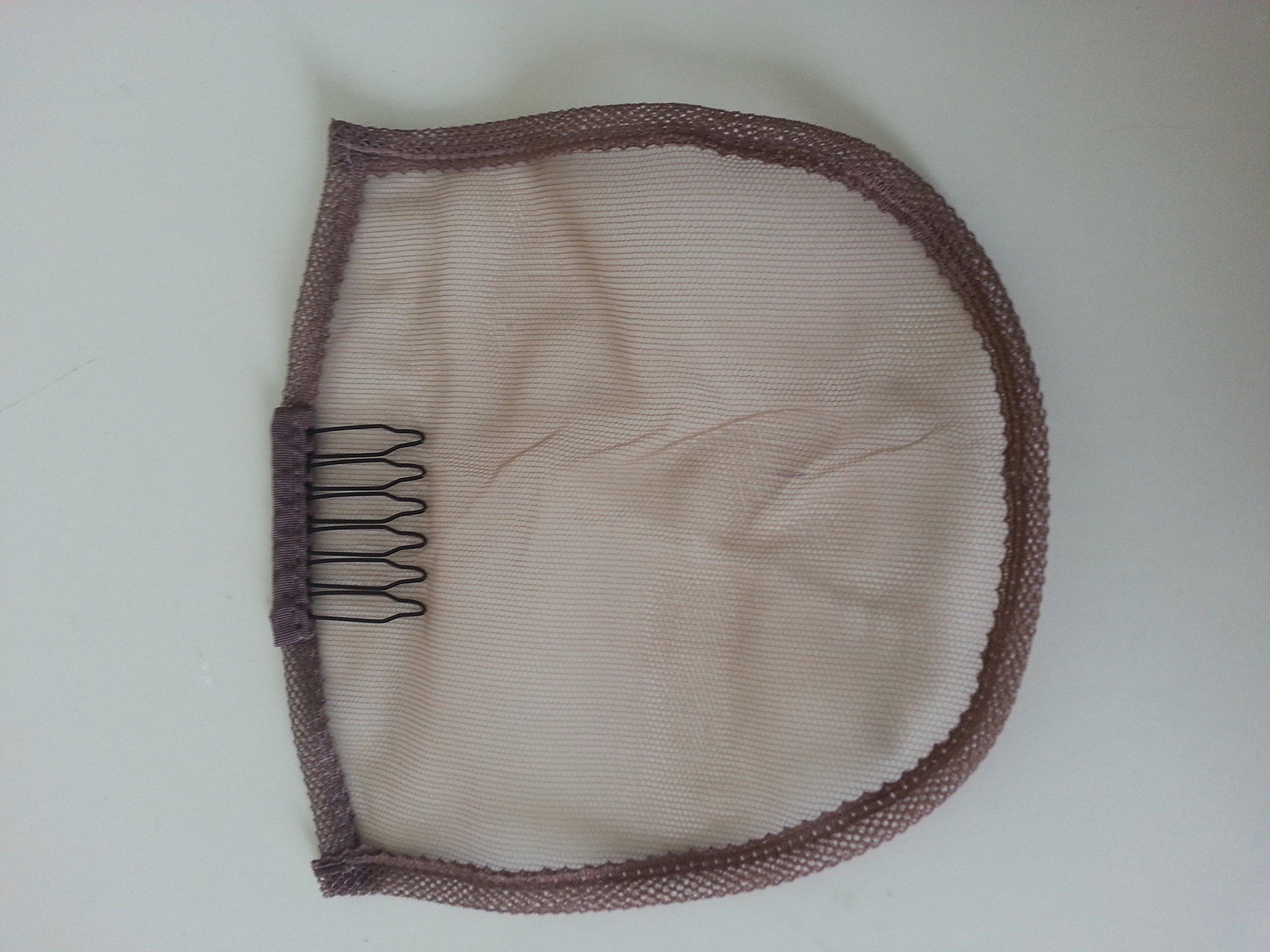 Jagazi Naturals (4"x4" brown lace) Bases for Crown Extension, Lace Closure, Top Piece, Pony Tail, Toppers, Topette, Toupee