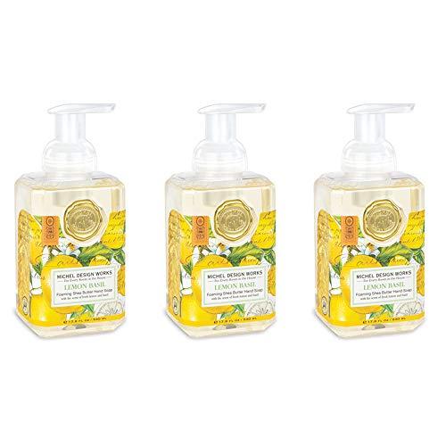 Michel Design Works Michel Design Works Foaming Hand Soap, 17.80-Fluid Ounce, Lemon Basil - 3-PACK
