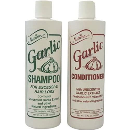 Nutrine Nutrine Garlic Shampoo + Conditioner 20oz Combo Unscented