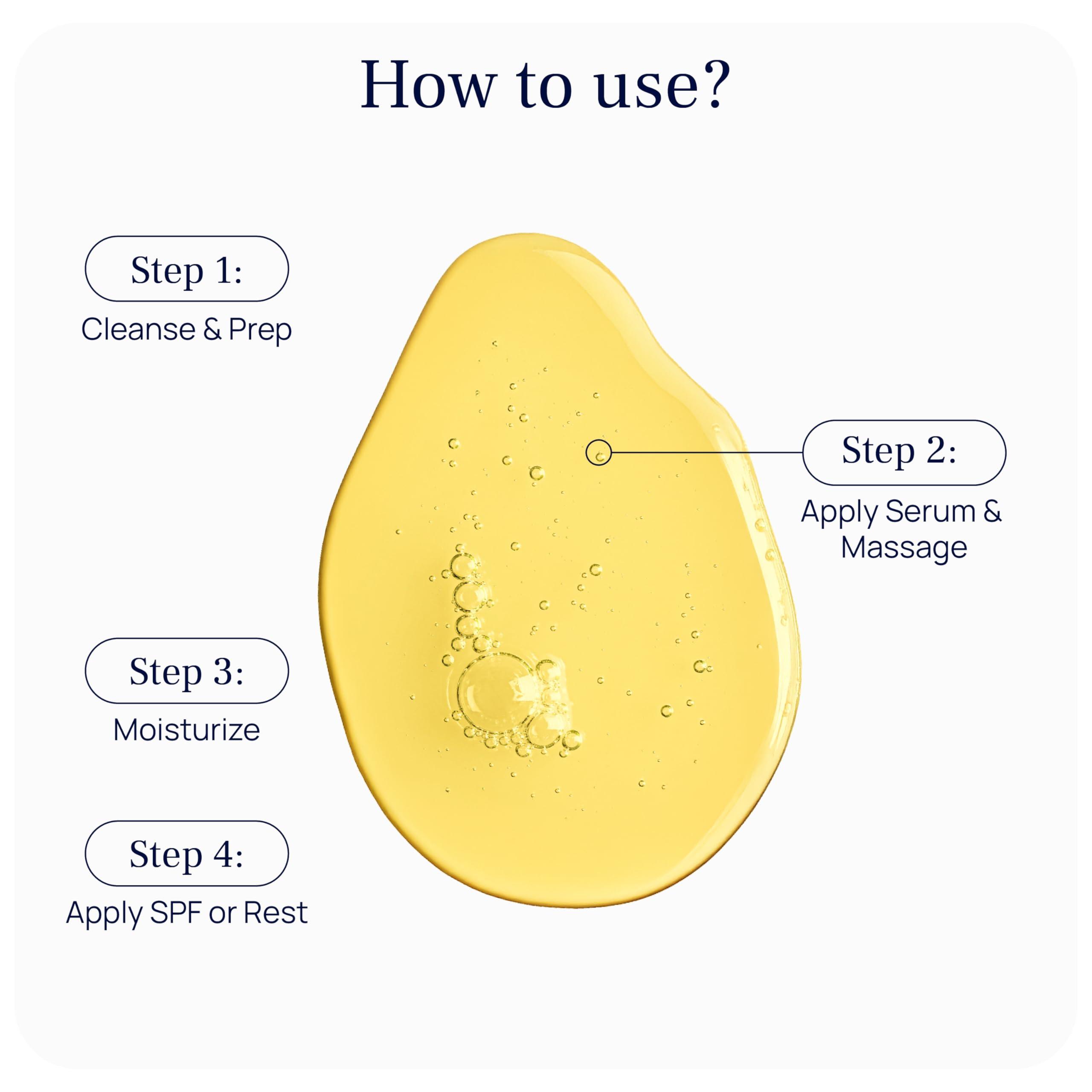 PUREANCE PUREANCE Organic Retinol Bakuchiol Serum for Face with Jojoba Oil, Sea Buckthorn, Bakuchiol oil I Anti Aging Collagen Booster Serum, Reduces Fine Lines & Wrinkles I 1 Fl Oz