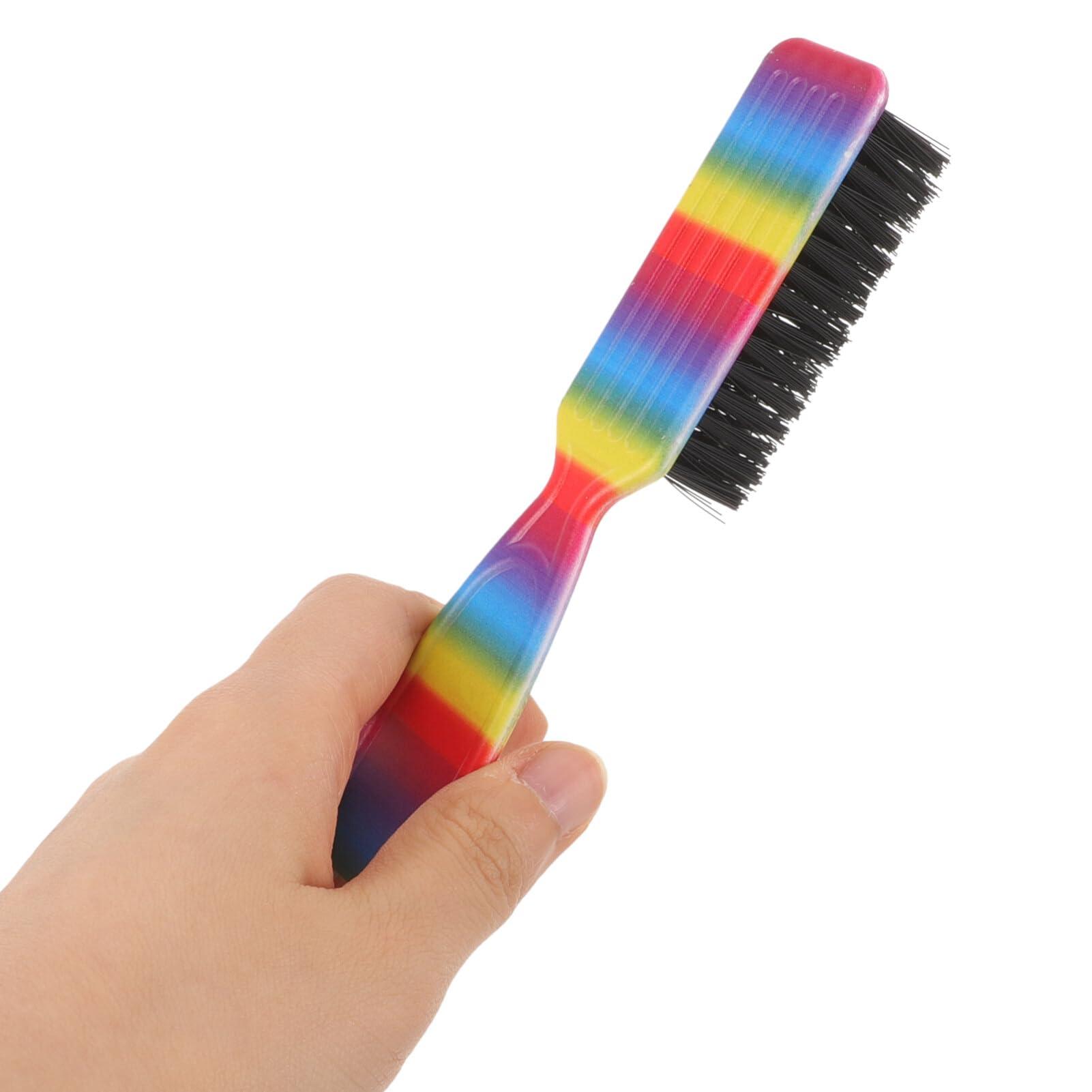 Healifty Beard Brush Beard Grooming Brush Beard Straightener Brush Shoes Brush Boots Cleaner Laundry for Men Straightens Promotes