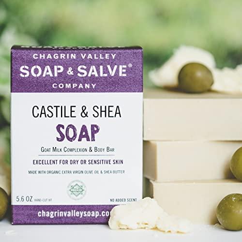 Chagrin Valley Soap & Salve Chagrin Valley Soap & Salve Organic Natural Soap Bar - Castile & Shea Soap (1)