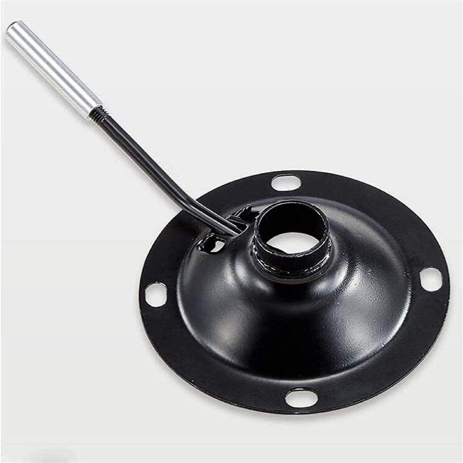 FMOGGE 360 Rolling Rotation Salon Stool,Round Leather Cushion Beauty Chair 330 Lbs Load Heavy Hydraulic Stool,Lifting Wheel and Gold Stainless Steel Base,for spa Work Office Massage Nail Tattoo Work Chair