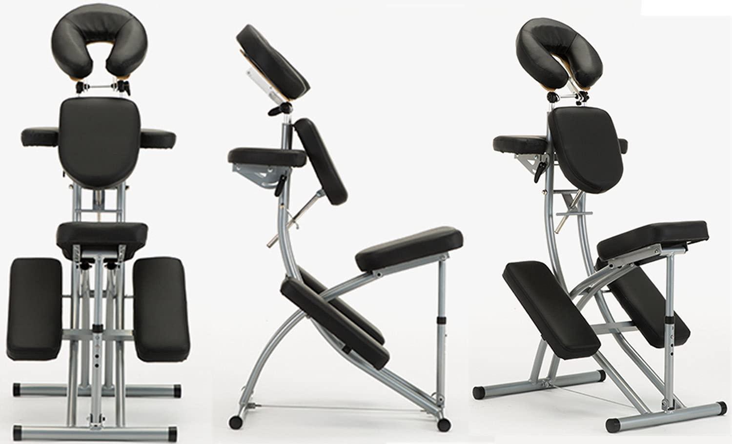 ERoomQ ERoomQ Portable Massage Chairs,Folding Tattoo Chairs,5Cm High-Density Sponge Height Adjustable Face Cradle Light Weight Travel Spa Seat