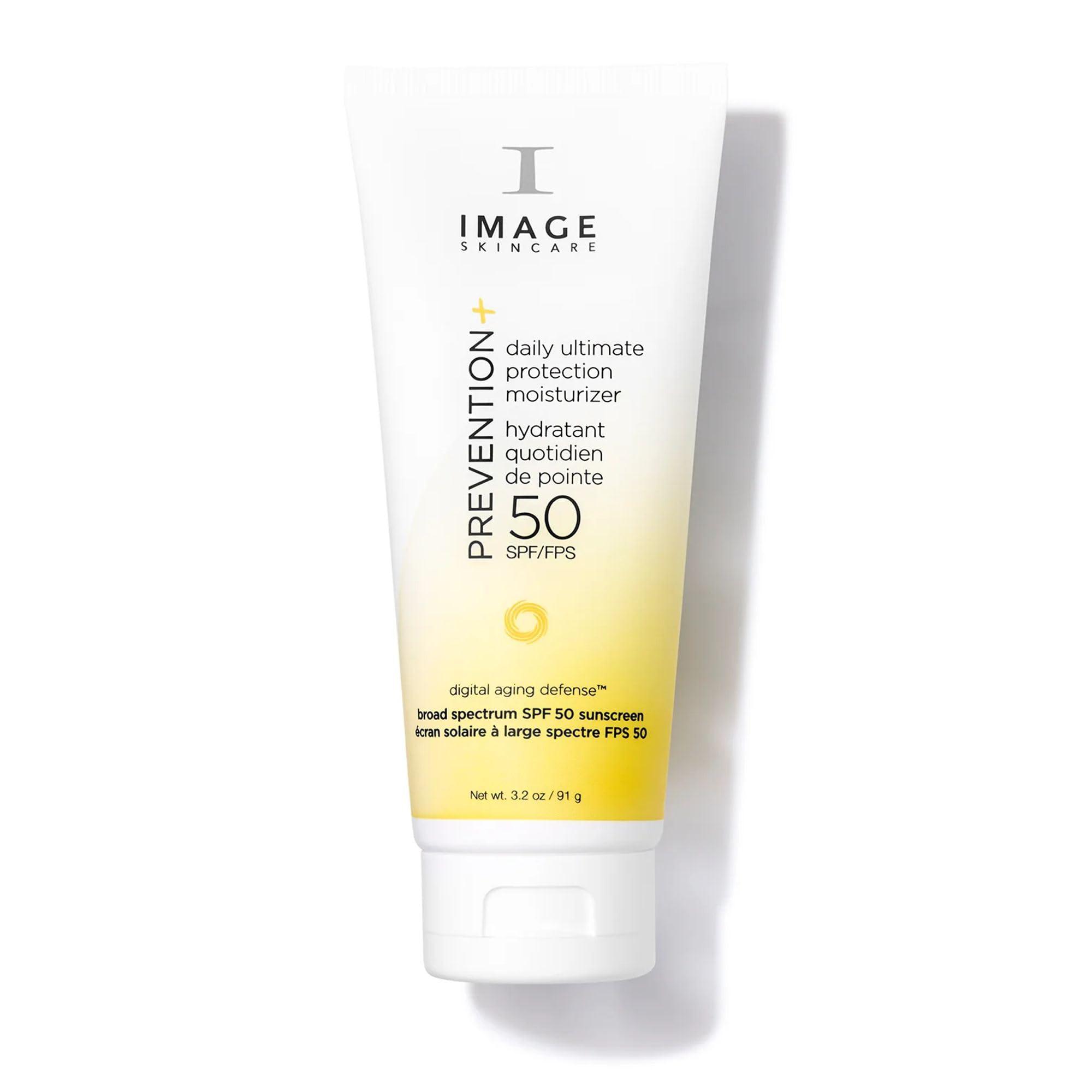 IMAGE Skincare IMAGE Skincare, PREVENTION+ Daily Ultimate Protection Moisturizer SPF 50 Face Sunscreen Lotion, Zinc Oxide, Sheer Finish, Amazon Exclusive, 3.2 oz
