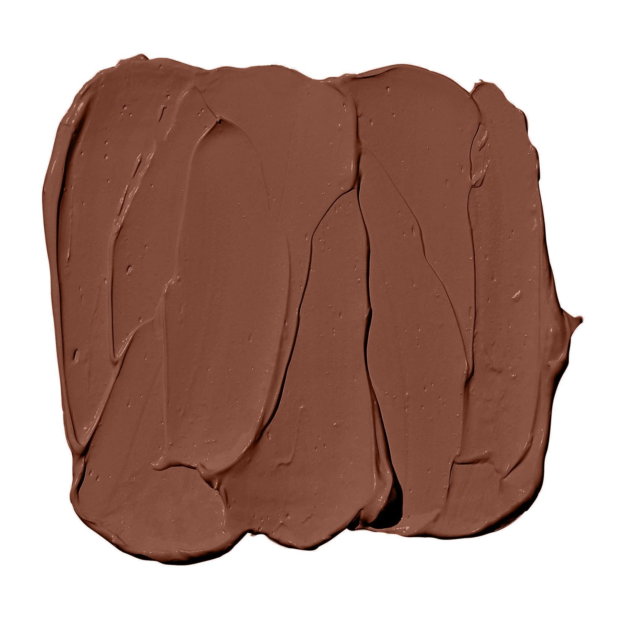 e.l.f. e.l.f. Flawless Satin Foundation, Lightweight & Medium Coverage, Semi-Matte Finish, Vegan & Cruelty-Free, Chocolate, 0.68 Fl Oz (20mL)