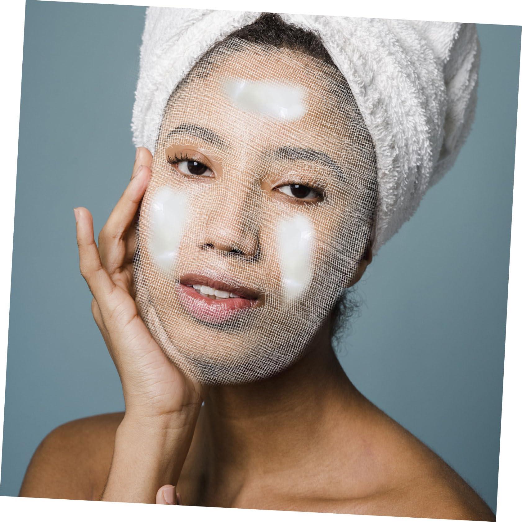 Baluue Baluue Disposable Mask Sheets Facial Mask Sheets Skin Care Full Facial Mask Soothing Mask Single Time Use Face Mask Sheets