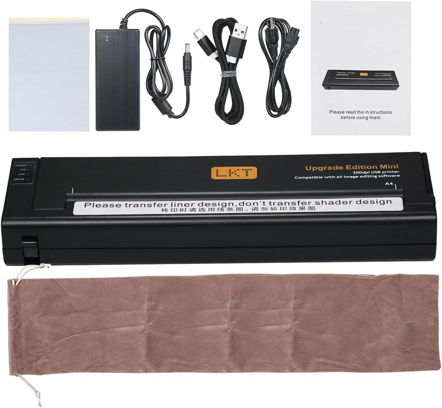 HDCCDM HDCCDM Portable Tattoo Stencil Printer, Tattoo Transfer Thermal Copier Machine, Rechargeable Mini Printer 2023 Update Version, Compatible for iOS Phone