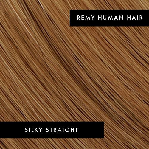 everlong U Tip Hair Extensions by Everlong, Remy Human Hair, Fusion Glue Adhesive Method, Premium Keratin 56 gram Bundles, 16" #32 Strawberry