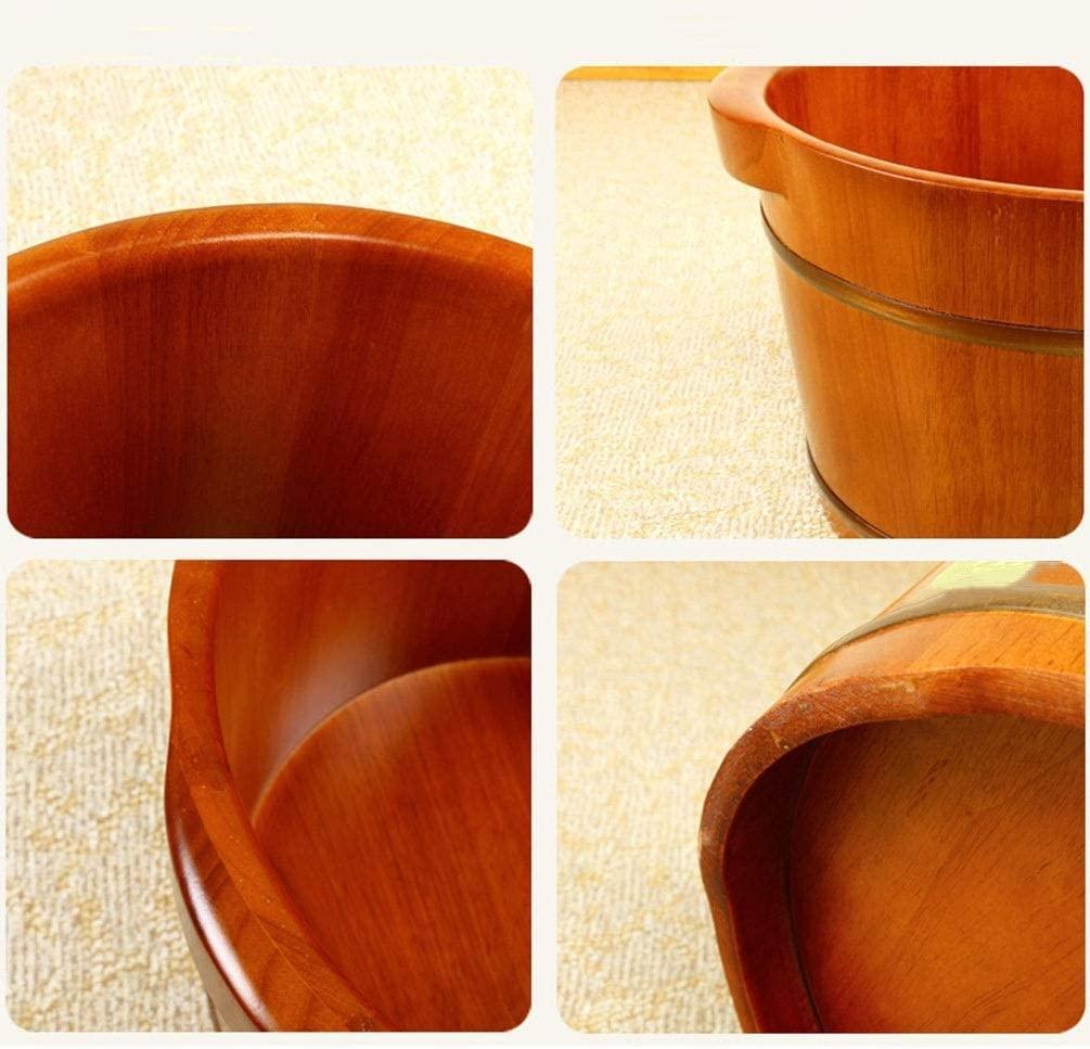 Scpantkend Scpantkend Handmade Massage Bucket Foot Bath, Foot Spa Wash Bucket Feet Bath Basin Tub Foot Bath Spa Bowl for Feet Stress (Size : A)