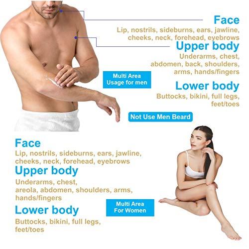 Elimination Elimination Natural Hair Inhibitor for Permanent Reduction of Unwanted Body & Facial Hair in Men & Women - Pack of 1