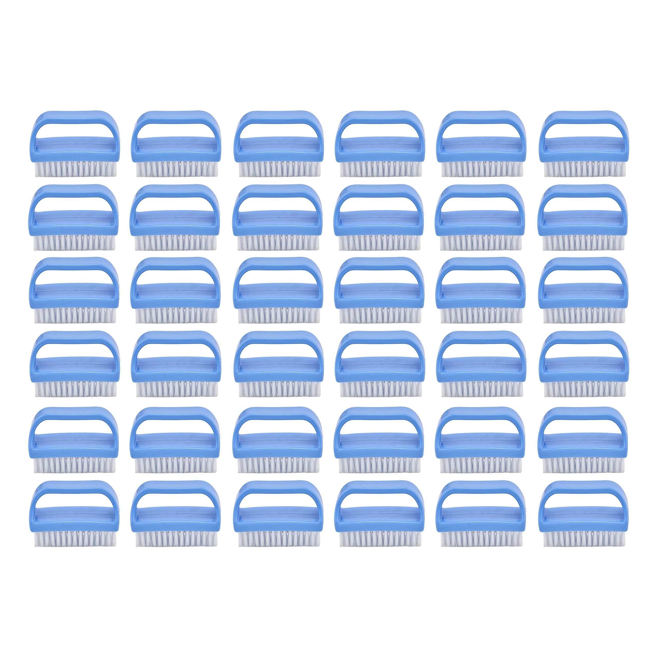 Superio Nail Brush for Cleaning Fingernails, Nail Scrubber Brush, Toe Foot Hands Fingernail Brush Cleaner- Small Scrub Brush- All-Purpose Stiff Cleaning Brush for Home, Kitchen, Work, 24 Pack - Superio