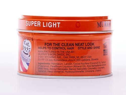 Murray's Murray's Light Pomade & Hair Dressing, Super Light, 3 oz.
