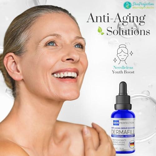 Skin Perfection Skin Perfection Adipofill Wrinkle Filler - Anti Aging Serum with Patented L-ornithine Amino Acid for Plump Up Under-Eye Hollowness & Nasolabial Lines - DIY Face Serum for Women Mix with Any Skincare