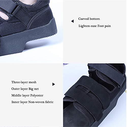 QMZDXH QMZDXH Post Op Shoe,Post-Op Heel Weight Bearing Shoe Surgery Open Toe Shoe Suitable for Both Men and Women Fits Either Left Or Right Foot