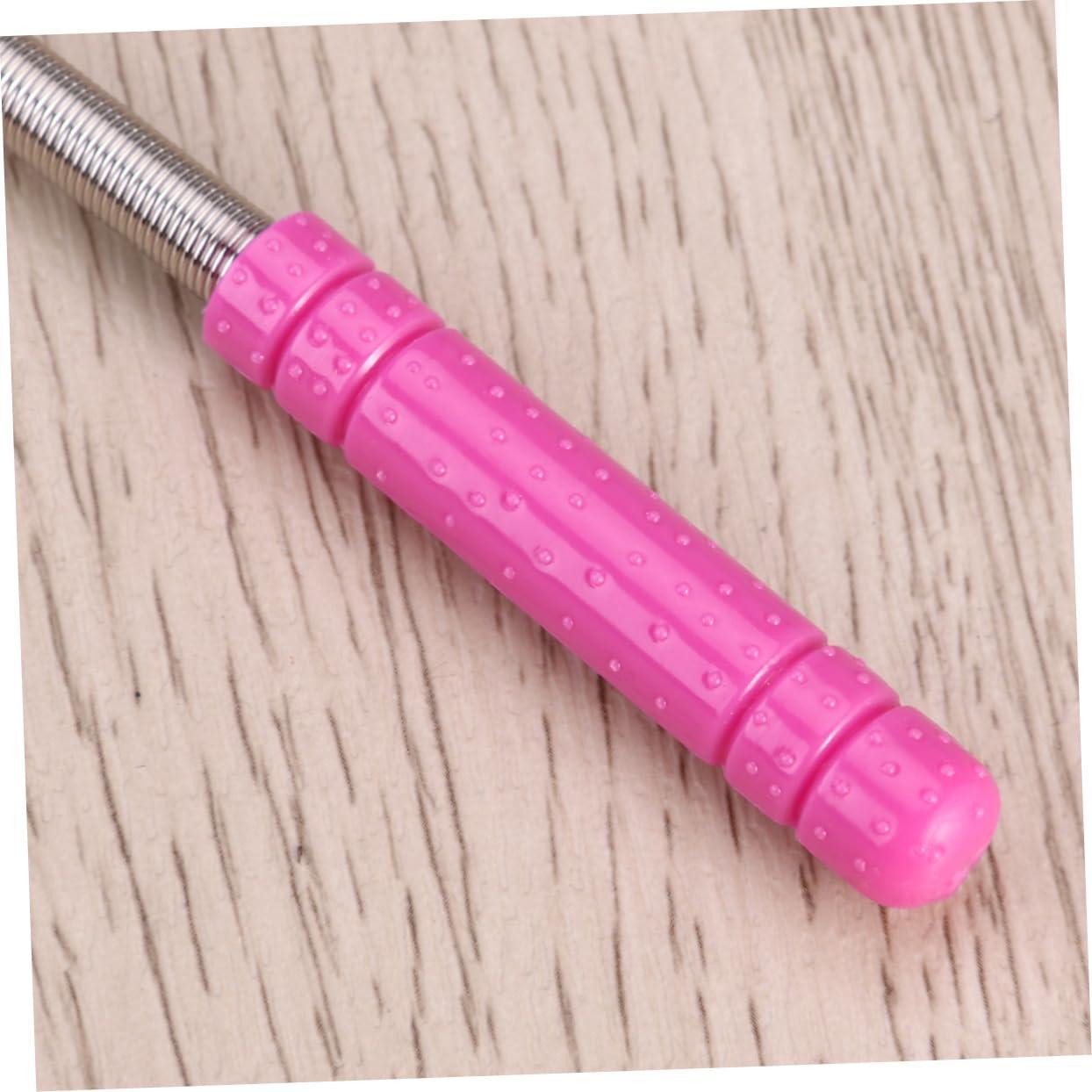 Hemoton Hemoton 2pcs Face Hair Removing Spring Facial Hair Remover Facial Hair Removing Spring Eyebrow Razor Eyebrow Shaper Razor Facial Hair Removing Stick Facial Tools Face Shavers Razors Pink