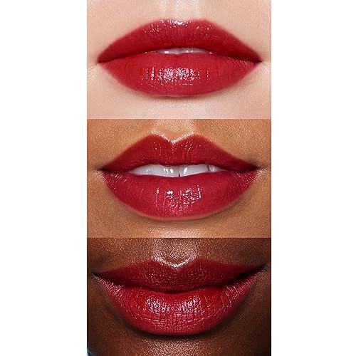 e.l.f. e.l.f. O Face Satin Lipstick, Richly Pigmented, Nourishing & Long-Lasting Creamy Lipstick, Infused With Jojoba, Vegan & Cruelty-Free, No Regrets