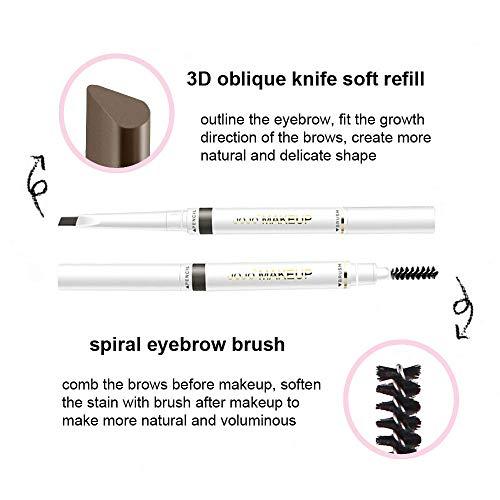 Linkinghome Eyebrow Stencils & Eyebrow Pencil, 30 Eyebrow Shaper Kit, Reusable Eyebrow Template With Strap & Eyebrow Razor, Waterproof Eyebrow Pen, 3 Minutes Makeup, Suitable for 98%