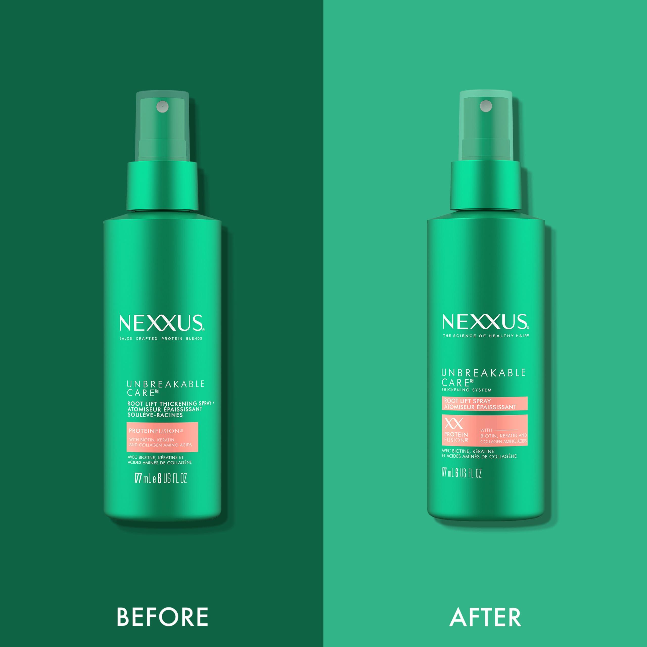 Nexxus Nexxus Root Lift Thickening Spray Unbreakable Care with ProteinFusion Blend of Biotin, Keratin & Collagen Amino Acids, 6 oz