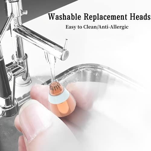 Colordiary Eyebrow Hair Remover Replacement Heads for Finishing Touch Flawless Facial Hair Remover,Painless Replacement Blades for Flawless Brows Hair Removal,with Cleaning Brush,As Seen On Tv(4 Count).