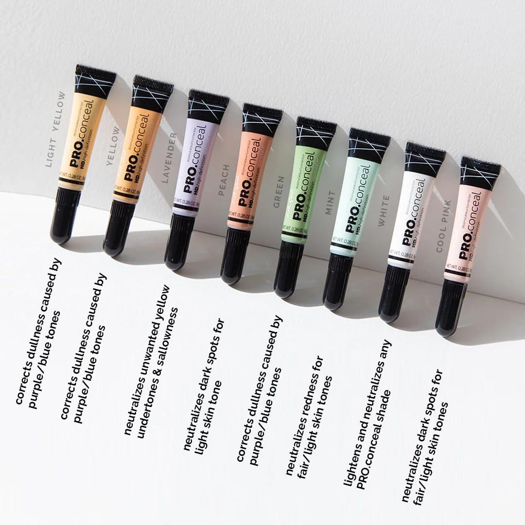 L.A. Girl L.A. Girl Pro Conceal HD Concealer, Yellow Corrector, 0.28 Ounce