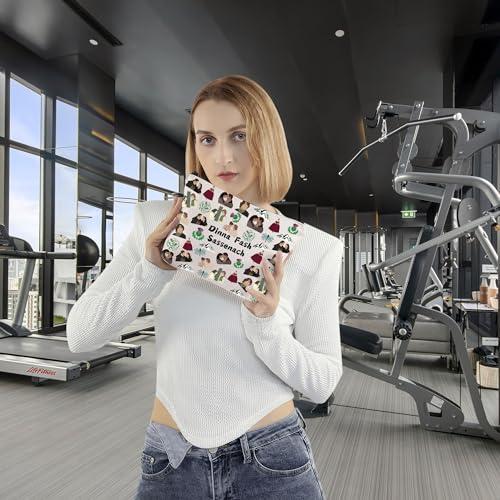 Zuo Bao Zuo Bao Sasenach Inspired Makeup Bag Dinna Fash Sassenach Gift Scottish Thistle Flower Cosmetic Bag for Fans (Dinna Fash Sassenach)