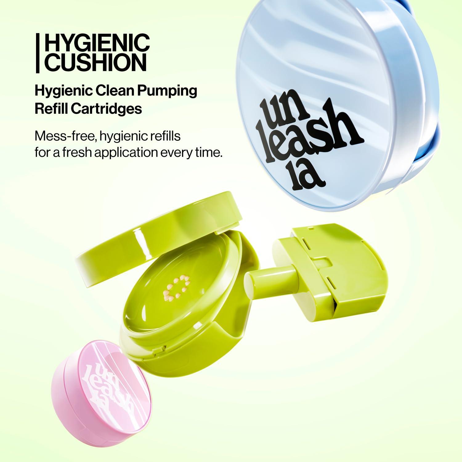 UNLEASHIA UNLEASHIA SATIN WEAR HEALTHY-GREEN CUSHION (RE-FEEL 23N Nude Beach)