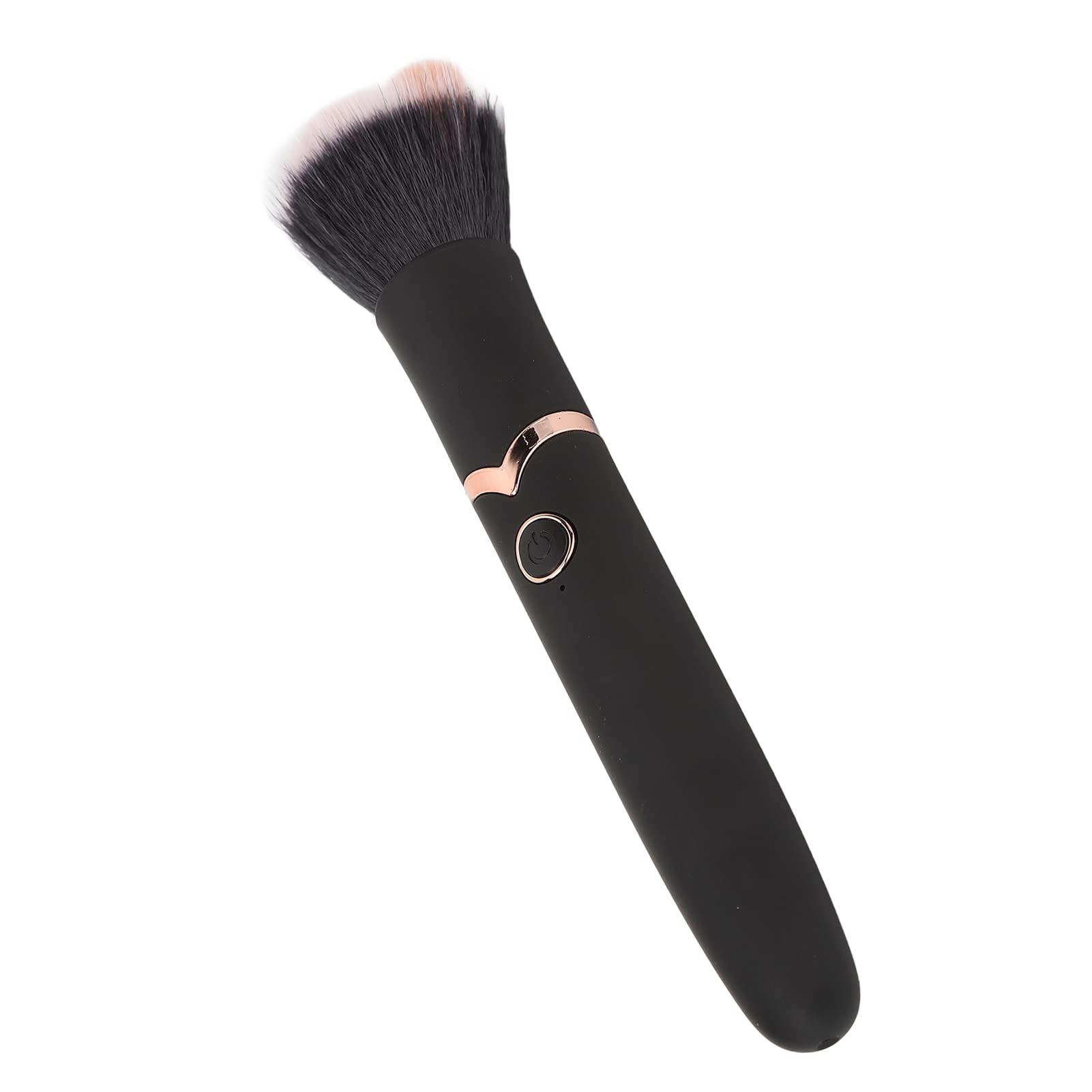 ZJchao ZJchao Electric Makeup Brush, 10 Gears Vibration Electric Blush Loose Powder Brushes Kabuki Brush Makeup Brush Vibrating Makeup Brush Makeup Brushes with Waterproof for Home Travel Use