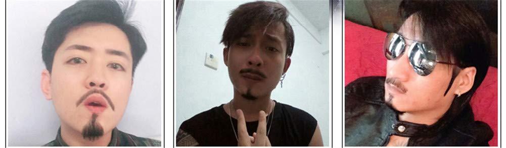 Aimeely Aimeely Mens Simulation Fake beard Human Hair Mustache Makeup Cosplay Props (4#)