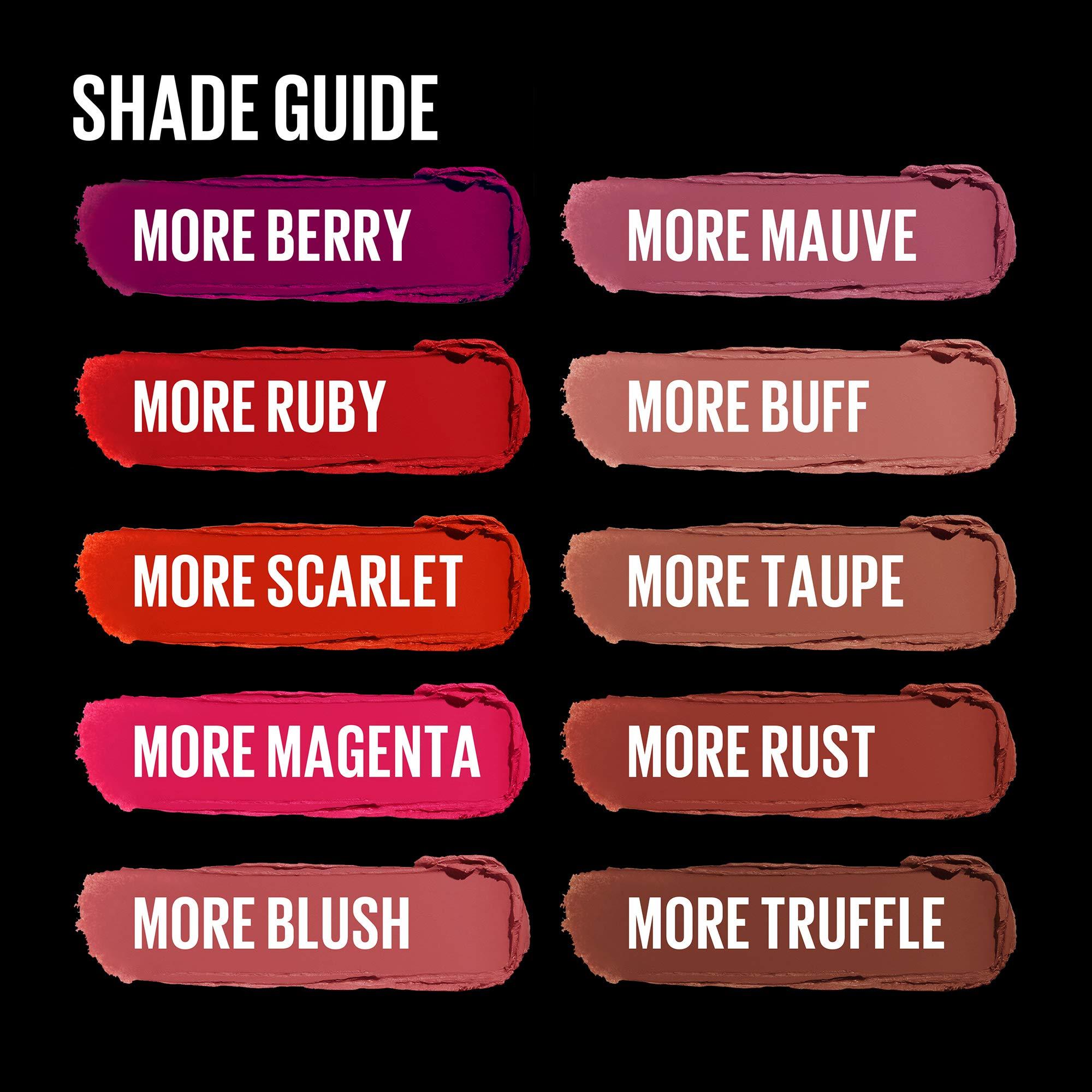 Maybelline New York Maybelline Color Sensational Ultimatte Matte Lipstick, Non-Drying, Intense Color Pigment, More Truffle, Cocoa Brown, 1 Count