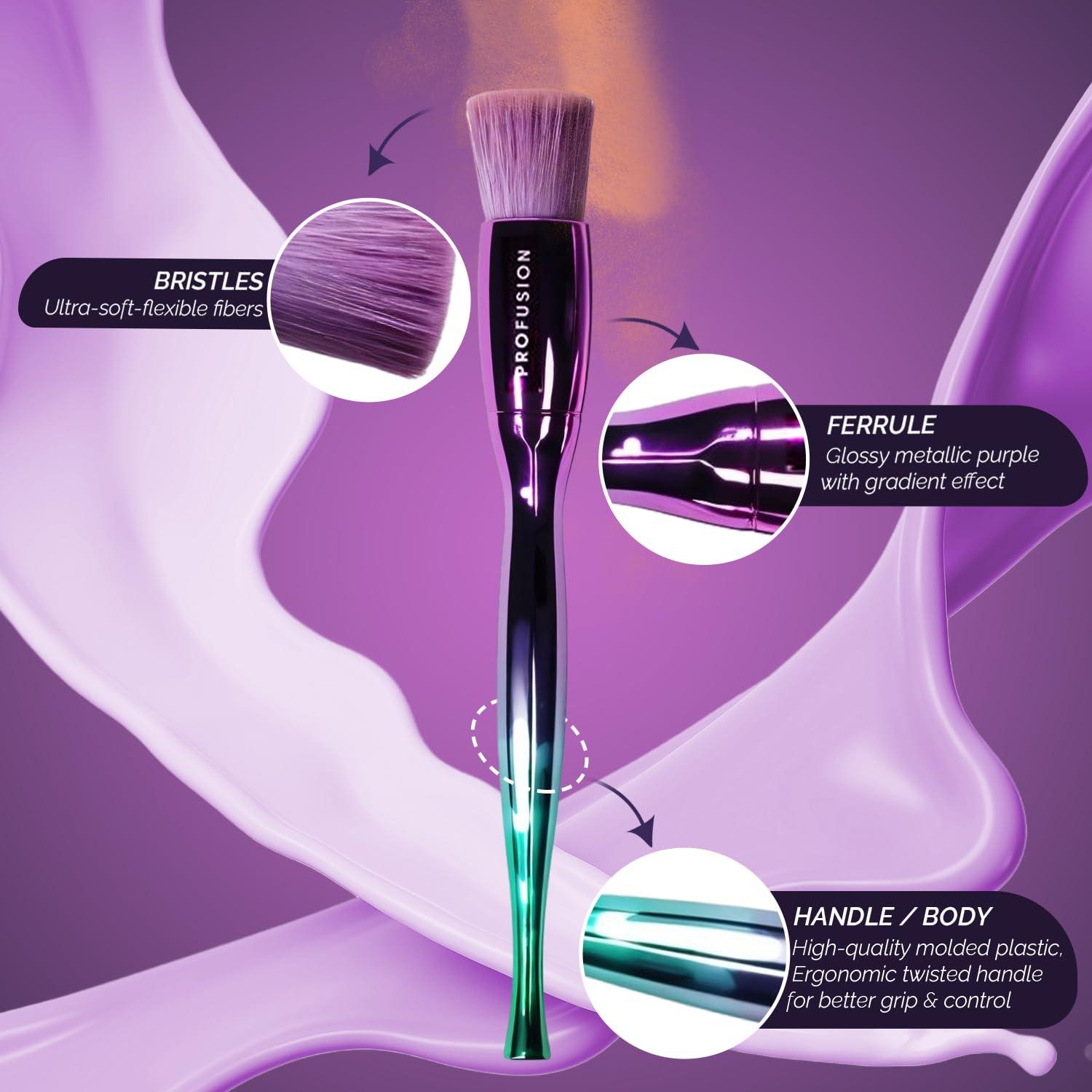 Profusion Cosmetics Profusion Cosmetics Sea Witch Eye and Face Brush Set is Your Key to Mesmerizing Looks, Exploring Beauty Improvement, and Flawless Look for Stunning Makeup