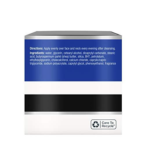 Neutrogena Neutrogena Deep Moisture Night Cream with Glycerin & Vitamin D3, Facial Moisturizer for Dry Skin with Shea butter, Glycerin, Vitamin D3, Non Greasy & Non Comedogenic, 2.25 oz