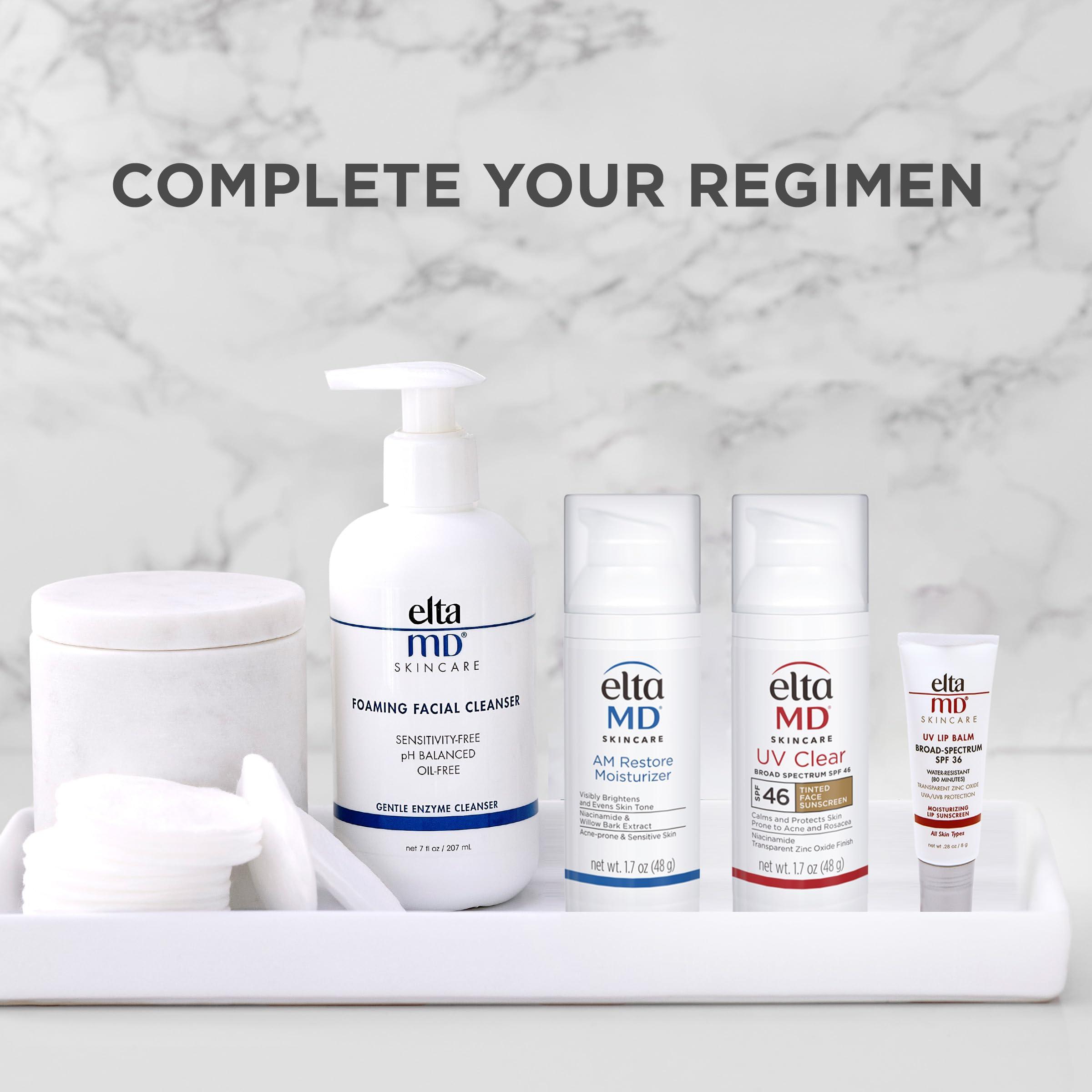 EltaMD EltaMD UV Lip Balm SPF Sunscreen, Sunscreen Lip Balm with SPF 30+, Protects Dry Cracked Lips, Transparent Zinc Oxide, 0.28 Tube (Pack of 2)