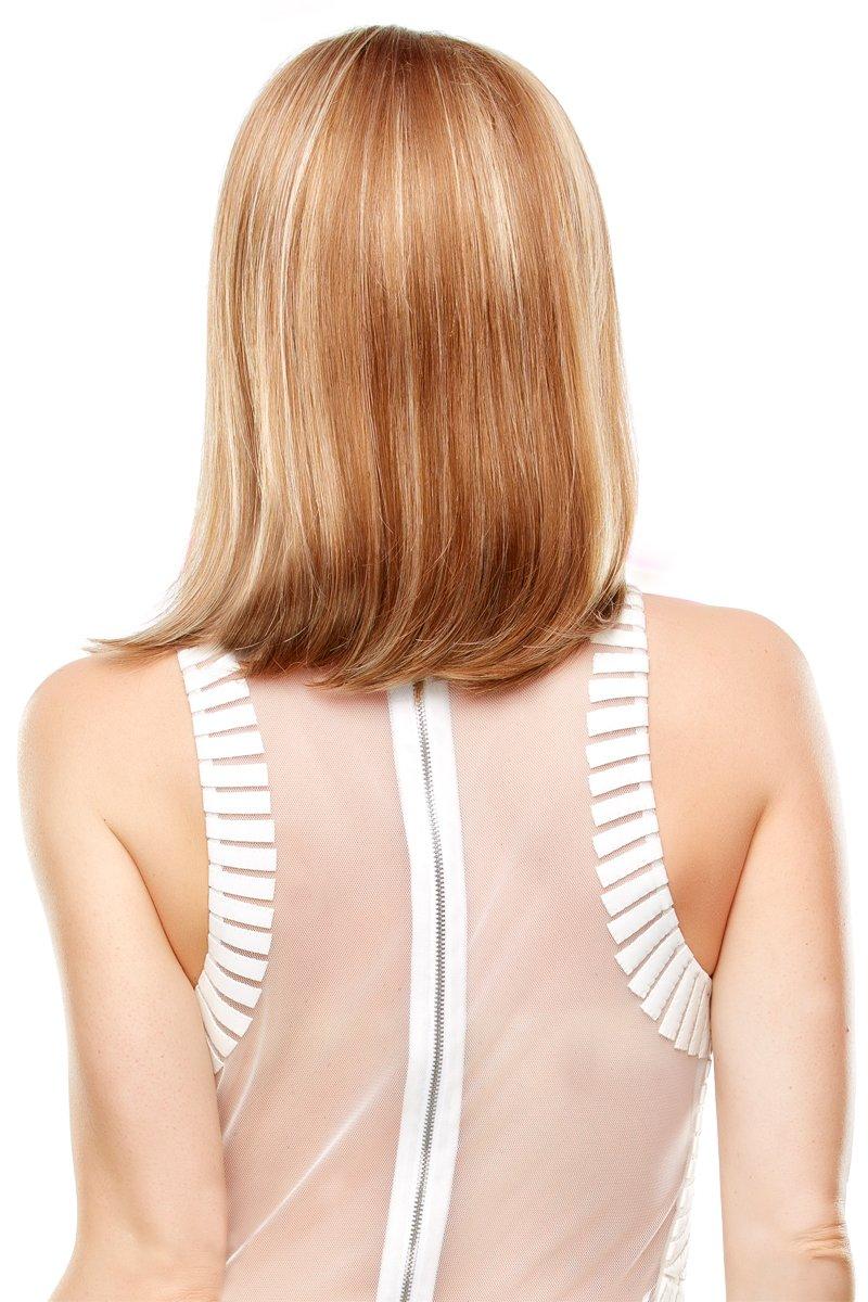 Jon Renau Elle Lace Front & Monofilament Synthetic Wig by Jon Renau in 22F16, Cap Size: Average, Length: Medium