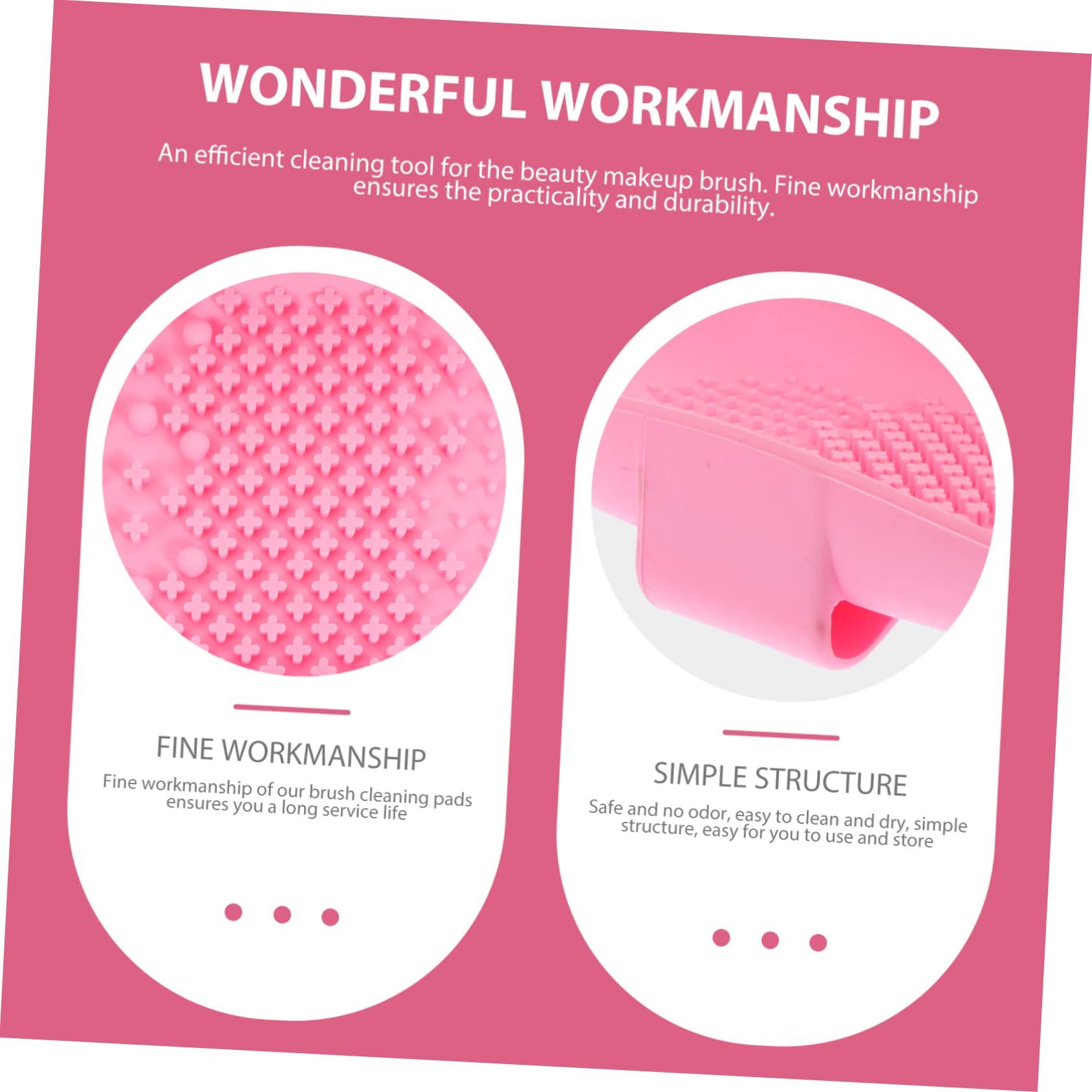 Beatifufu Beatifufu Makeup Brush Cleaning Pads Brush Rinsing Mats for Easy Makeup Brush Cleaner Soft and Durable Brush Washing Mat