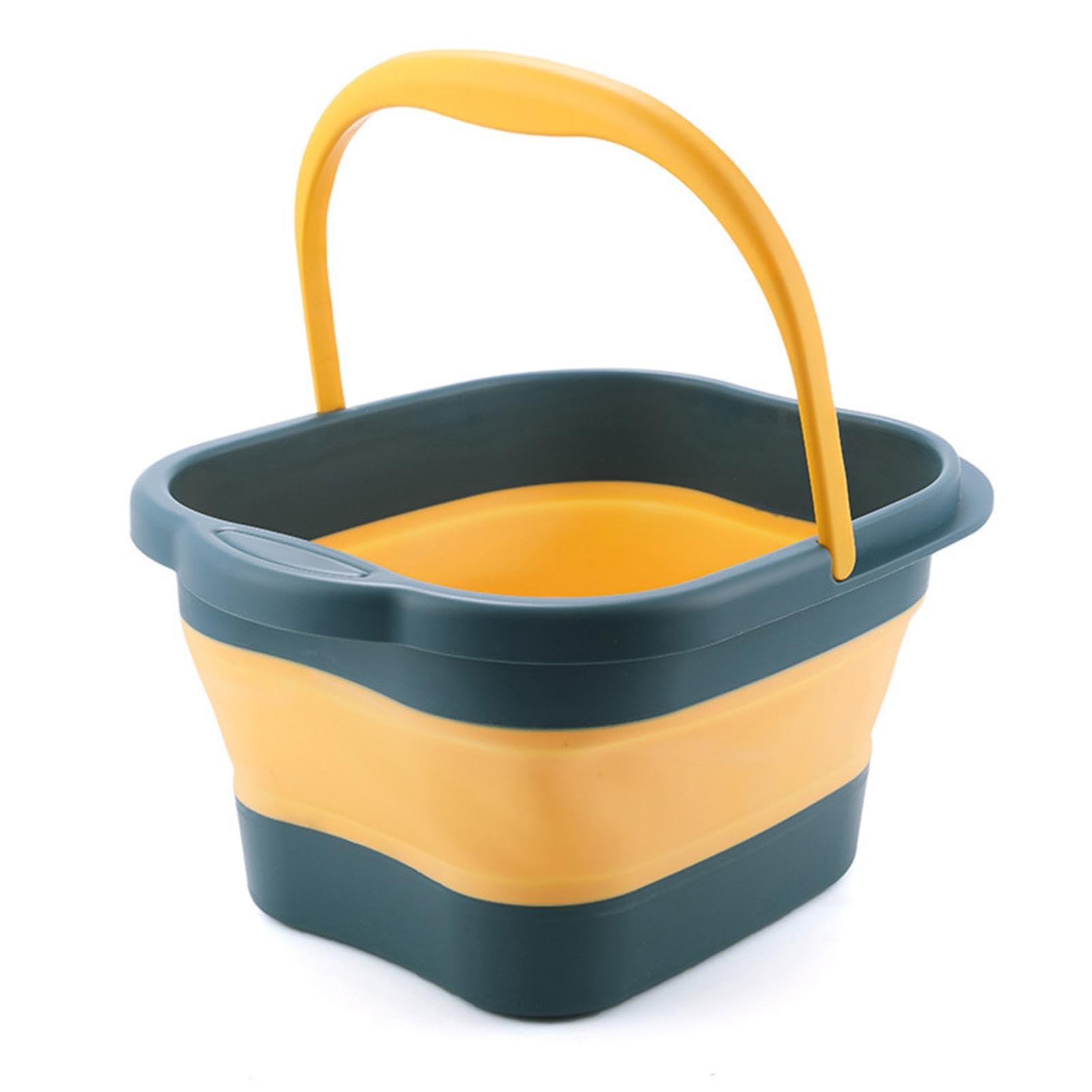 Libaroud Foot Bath Basin for Soaking Feet, Foot Bath Soak Tub with Handle, Foldable Foot Soaking Tub for Feet Soaking, Pedicure Foot Soak, Home SPA